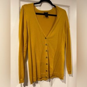 Ann Taylor Long Sleeve V-Neck Cardigan